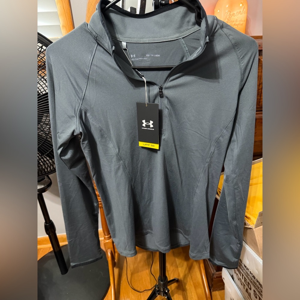 Under Armour Dark Gray Golf Half-Zip Pullover